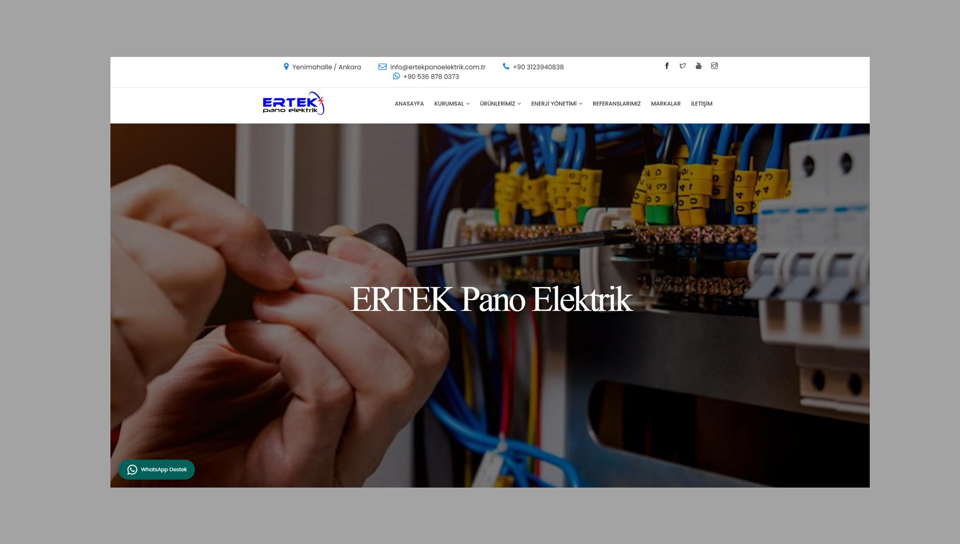 ERTEK Pano Elektrik 